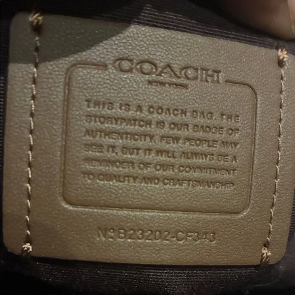 Coach Madi Burgundy Crossbody Bag with Logo Design with cherry π charm - Picture 12 of 14